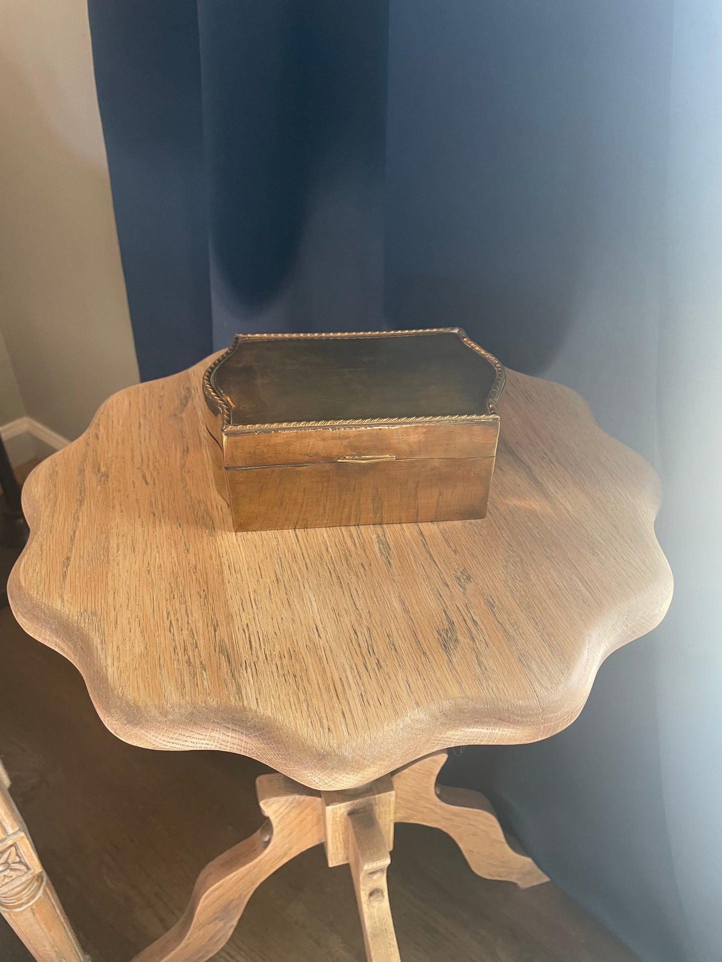 Vintage Brass Trinket Box