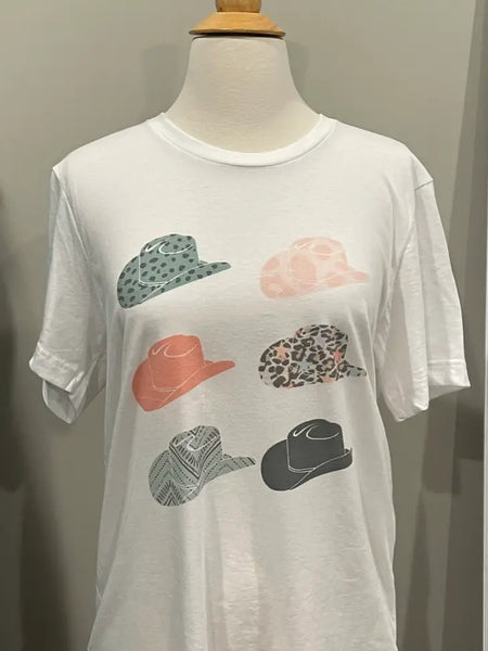Cowboy Hats Graphic T-Shirt