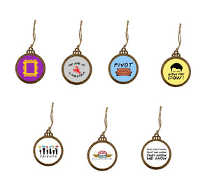 FRIENDS Themed Christmas Ornament