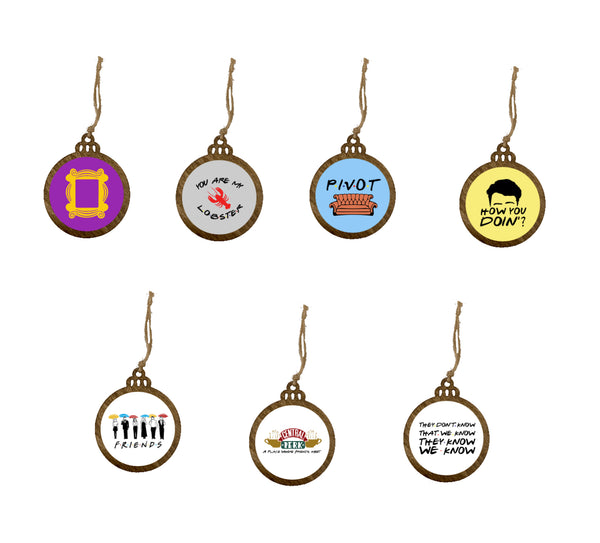 FRIENDS Themed Christmas Ornament