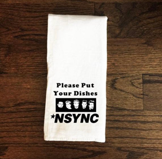 NSYNC Tea Towel