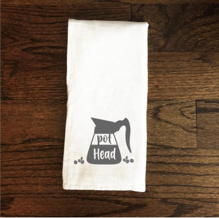 Pot Head Tea Towel