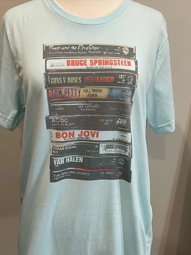 Rock Cassette Graphic T-Shirt