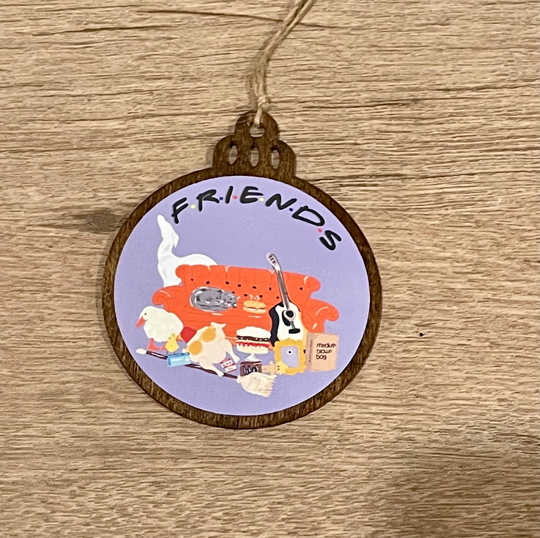 FRIENDS Collage Christmas Ornament